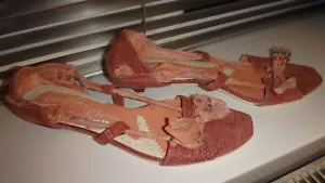 Zapatos de tacón bajo Lush Irregular Choice rosa polvoriento, mezcla melocotón UK 6,5, EU 40 - Imagen 1 de 13
