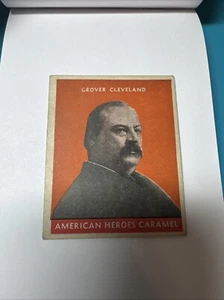 1932 US American Heroes Caramelo Grover Cleveland Presidente Naranja - Imagen 1 de 10
