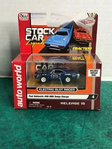 Auto World Paul Goldsmith #99 1969 Dodge Caricabatteria Slot Car Elettrico 4 Nuovo - Foto 1 di 2