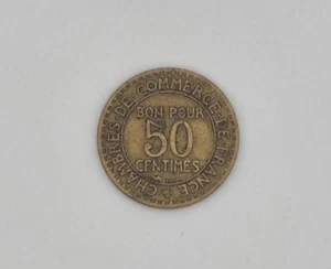 🇲🇫 France - Bon pour 50 centimes Francs 1927 - Chambre du Commerce 🇲🇫 - Foto 1 di 4