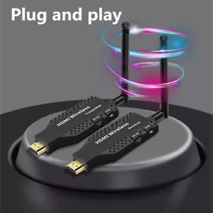 50m Wireless HDMI Extender Audio Video 1 Transmitter zu 1 2 3 4 Receiver PC zu TV - Bild 1 von 15