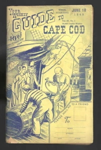 Vintage JUNE 18, 1949 Your Weekly Guide to CAPE COD Booklet - Picture 1 of 3
