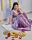 Indian Bollywood Weeding Party Wear Sari Beautiful Pure Soft jimmy choo Saree