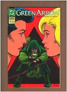 Green Arrow #76 DC Comics 1993 Mike Grell NM- 9.2 - Picture 1 of 4