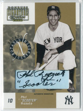 2003 (YANKEES) Donruss Signature Notable Nicknames Autographs Decade #14 Rizzuto