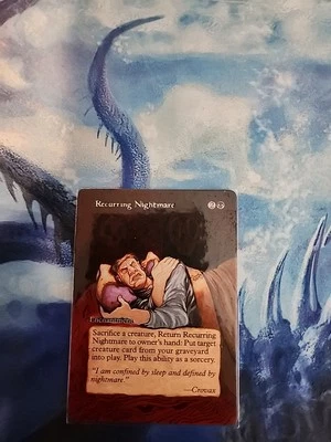 Recurring Nightmare Magic The Gathering MTG Exodus Altered - Image 1 of 2