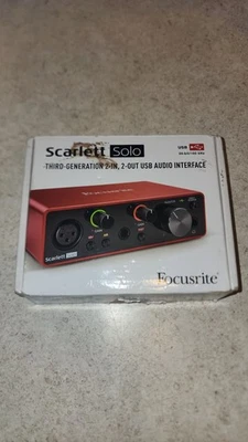 FOCUSRITE SCARLETT SOLO 3RD GEN USB AUDIO INTERFACE - Image 1 of 4