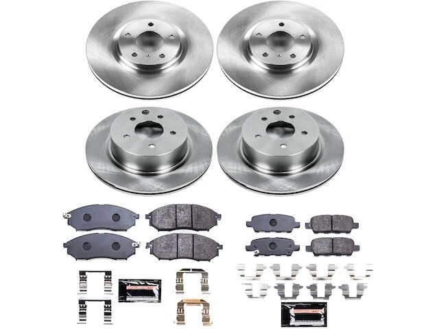 Kit de pastillas de freno y rotor delanteras y traseras para Infiniti M35 2007 QG114ZG 2006-2009 Foto 1 de 1
