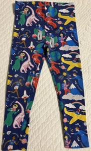 Boden Girls Size 3-4 Yr Years When I Grow Up Leggings Famous Women Colorful - Picture 1 of 6