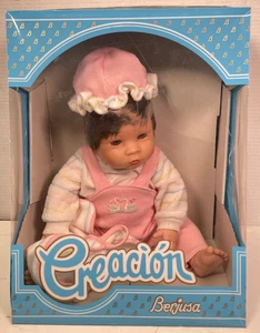 Rare Vintage Creacion Berjusa Girl  Baby Doll "AMY" Made In Spain 18" NEW IN BOX - Picture 1 of 5