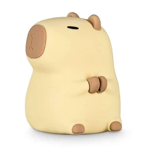 Idena LED Luz Nocturna Capibara Blanco 11cm USB Batería de Iones de Litio 40386 - Imagen 1 de 5