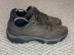 Merrell Moab Adventure Herren Größe 11 Dark Earth Leder Dry WP niedrige Wanderschuhe - Bild 1 von 11