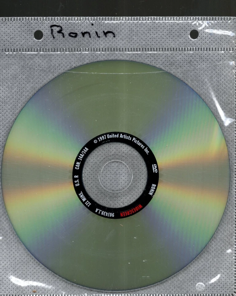 Ronin (1998) DVD  *DISC ONLY* = REGION 1 - Robert De Niro - Image 1 of 1