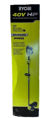 Ryobi 40V HP 17 in Carbon Fiber String Trimmer Brushless Tool Only RY402110 - Image 1 of 4