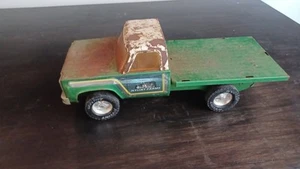 Vintage Nylint Farms Stake Bed Truck Pressed Steel Green Chevy Vintage 70's - Picture 1 of 5
