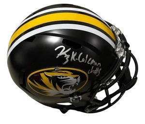 Kevin Coleman signed Autogramm Missouri Tigers Full Size Riddell Replica Helm - Bild 1 von 6