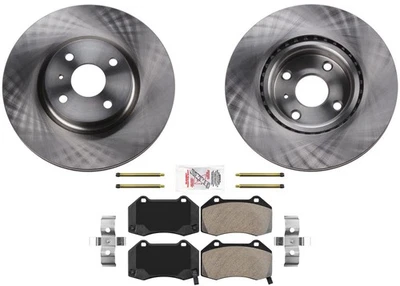 Front Disc Brake Rotors Brake Metallic Pads Fits Mazda MX5 Miata 16-23 w/ Brembo - Image 1 of 4