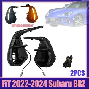 Juego de luces antiniebla DRL Fit 2022-2024 Subaru BRZ con lámpara de señal de giro estilo quirúrgico - Imagen 1 de 17