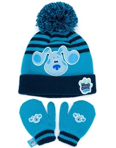 Blue's Clues & You! Conjunto de gorro y guantes azules unisex niños - Imagen 1 de 9