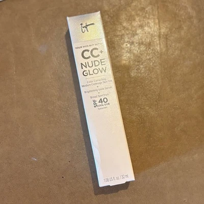 IT Cosmetics CC+ Nude Glow CC Cream SPF 40 Medium Coverage New EXP 2/24 - Image 1 of 4