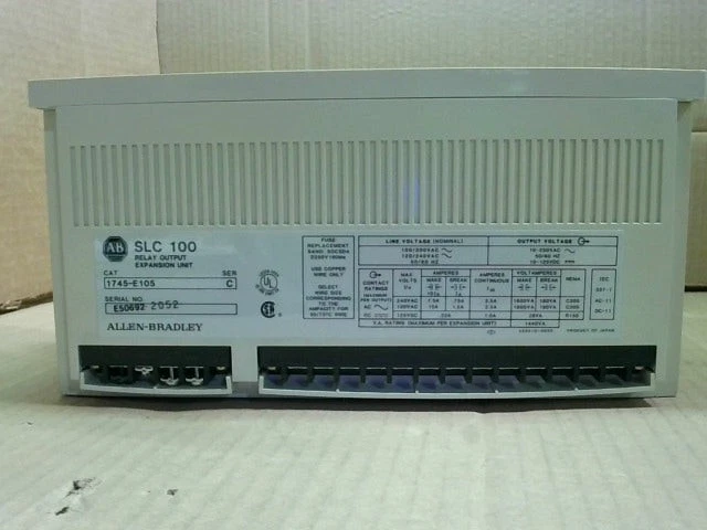 Allen Bradley 1745-E105 SLC100 Programmable Controller Output Expansion Unit ... - Image 1 of 1