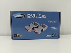 Extensor DVI de fibra óptica Gefen DVI-FM500 y 1 caja abierta de alimentación - Imagen 1 de 13