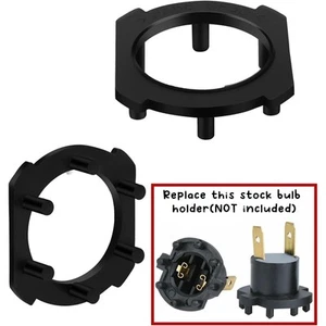 H7 LED Headlight Bulb Adapter Bracket Socket Base Retaining Clip for Mazda - 2pc - Picture 1 of 6