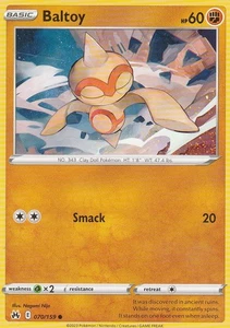 Baltoy 70/159 Common | Crown Zenith | Pokemon Card - Picture 1 of 1