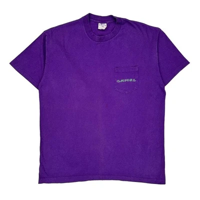 Made In USA Single Stitch Camel T-Shirt - XL Purple Cotton - image 1 of 4