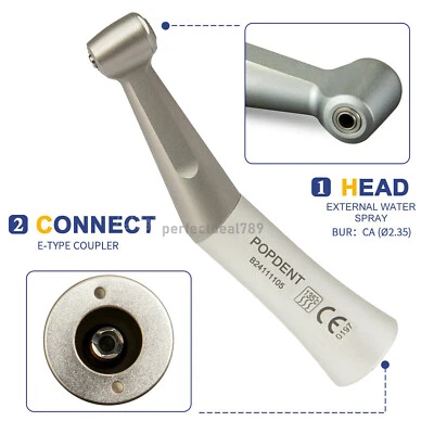 POPDENT NSK Style Dental Low Slow Speed Handpiece Contra Angle Push Button Fresh