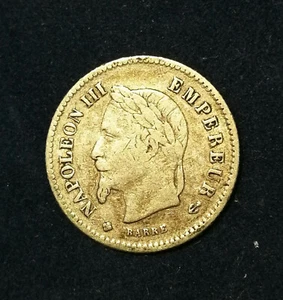 PEU COURANTE **** 20 centimes Napoleon III 1867 BB **** - Imagen 1 de 2