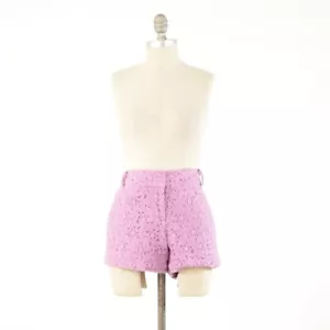 Pantaloncini LOFT 6 orchidee viola cotone occhiello pizzo estate casual - Foto 1 di 5