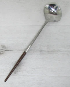 Vtg MCM Epic Forged Stainless Salad Serving FORK Japan Canoe Muffin Fork - Picture 1 of 10