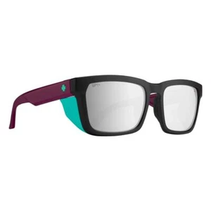 Gafas de sol Spy Optic Helm Tech negras púrpuras Happy Bronze platino espejo Spectra - Imagen 1 de 1