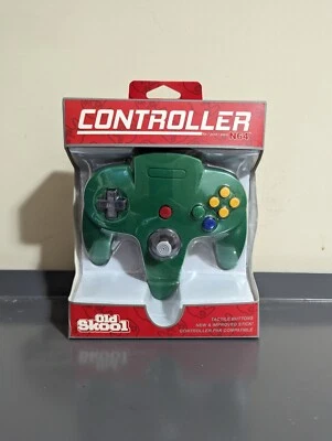 Old Skool N64 Controller Joystick - Green Replacement For Nintendo 64 - Image 1 of 2