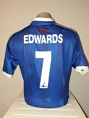 Camiseta Fútbol The New Saints Edwards Legea M 2018 Azul Foto 1 de 3