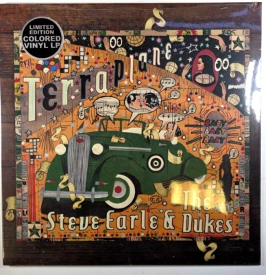 Steve Earle & The Dukes – Terraplane LP Album vinyl record limited orange 2021 - Image 1 of 4