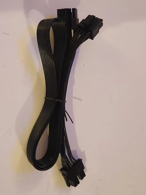 Genuine Corsair 34-0 00263 Modular 8 Pin to PCIe Dual 8 Pin (6+2) Power Cable - Image 1 of 4