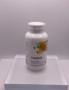 THORNE Super EPA- Omega 3 Fatty Acids EPA 425mg And DHA 270 Mg Exp 6/26 - Picture 1 of 4
