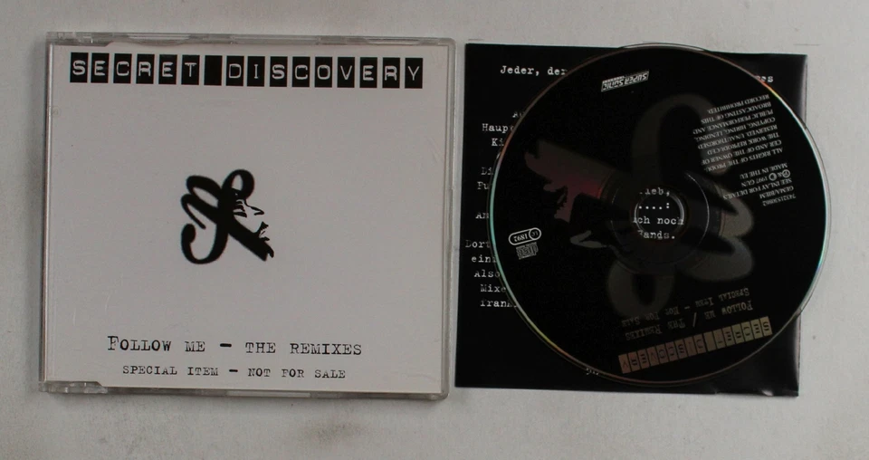 Secret Discovery Follow Me (The Remixes) Ger 13-Track CDSingle 1997 + Comp.Inser - Bild 1 von 1