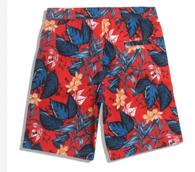 Шорты с красным цветочным узором TOMMY HILFIGER для мальчиков размер XL - Изображение 1 из 3