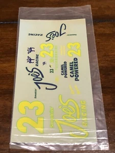 JNJ 23 Hut Stricklin Smokin Joe's Camel Ford 1/24 25 Vintage NASCAR Decals NEW - Picture 1 of 1