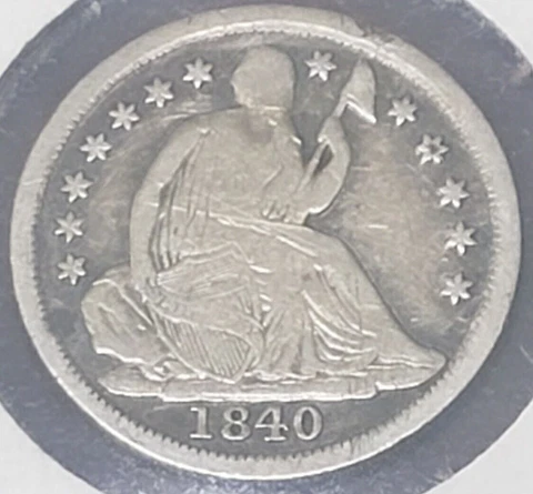 1840-O No Drapery Seated Liberty Silver Half Dime Cover
