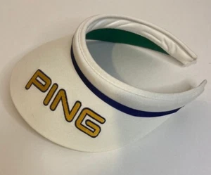Vintage PING Visor Golf Tennis Women’s Embroidered Made In USA Classic Retro - Picture 1 of 4