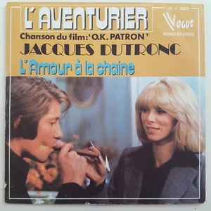 45 tours B.O. FILM ♦ OK PATRON par JACQUES DUTRONC & MIREILLE DARC ♦ french 7" - Picture 1 of 2