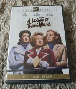 New & Sealed A Letter To Three Wives Dvd REGION 1 1949 B&W Jeanne Crain