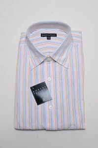 Robert Talbott Dress Shirt - Multi-Color Stripe - Med. Spread Collar/Barrel Cuff - Picture 1 of 1