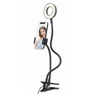 Selfie Ring USB LED Light Social Media Video/Photo & Phone Holder - 10 Settings - Picture 1 of 8