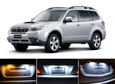 Xenón Blanco Matrícula / Etiqueta 168 194 Bombillas LED para Subaru Forester 2 Piezas Foto 1 de 3