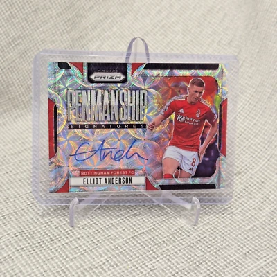 2024-25 Panini Prizm EPL - Elliot Anderson Penmanship Signatures Choice #P-EA - Image 1 of 4
